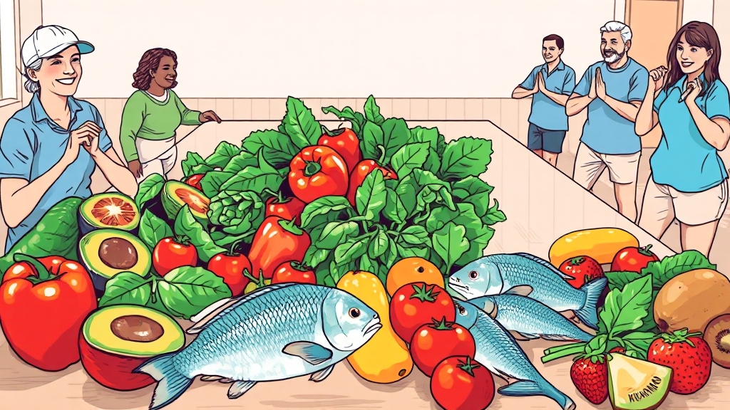 류마티스 예방 및 관리 (illustration 스타일)