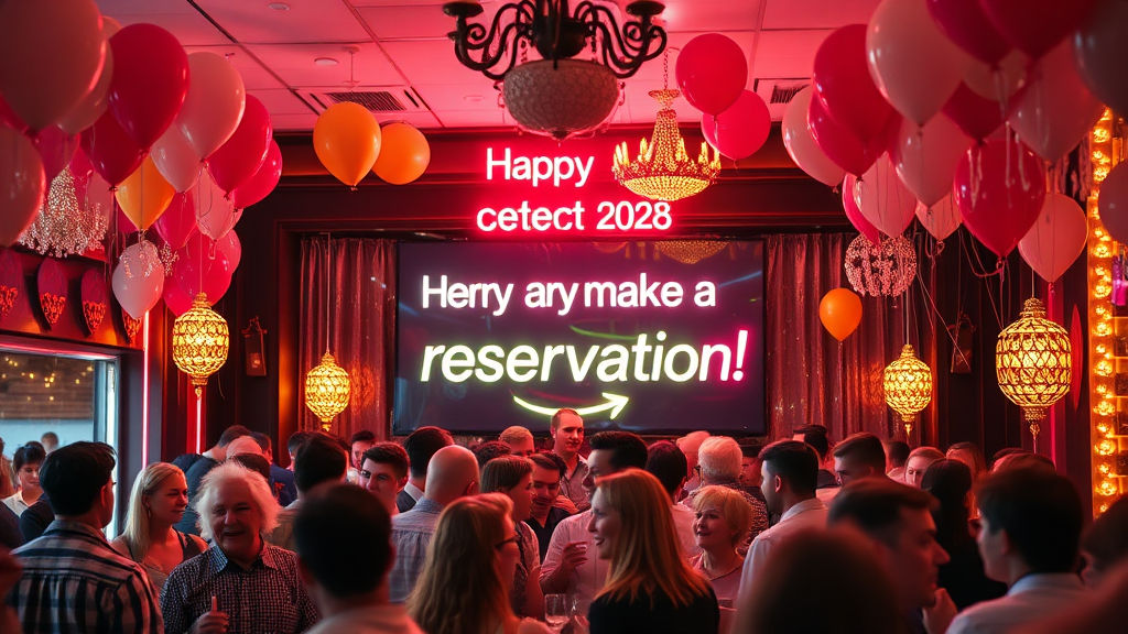 파티룸 예약 및 이용 안내 (realistic 스타일)