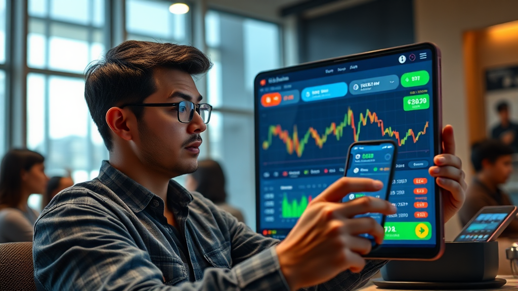 업비트 비트코인 거래 가이드 (realistic 스타일)