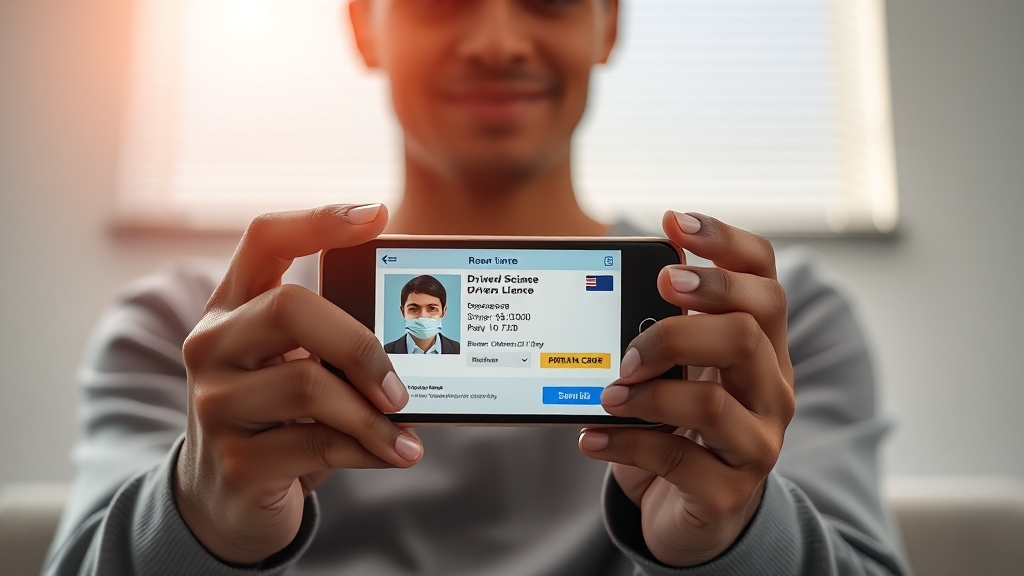 온라인 갱신 절차 상세 가이드 (realistic 스타일)