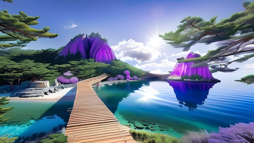 가족과 함께하는 증도 여행: 잊지 못할 추억 만들기 (realistic 스타일)