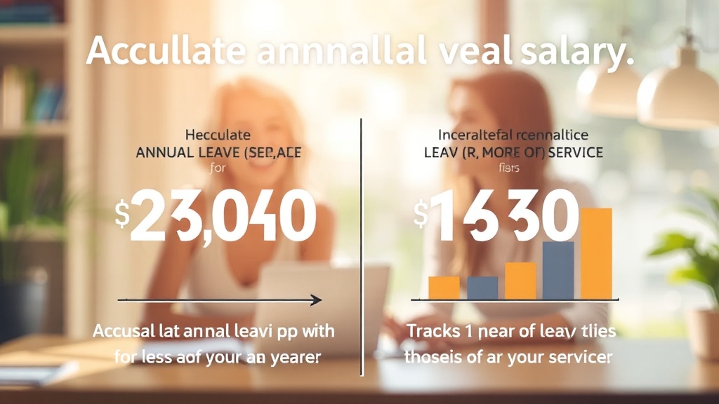 1년 이상 vs 1년 미만, 연차 발생 기준 (realistic 스타일)