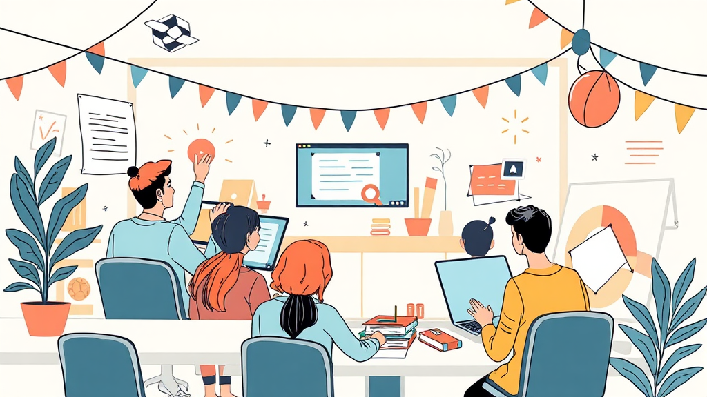 수강 과정 상세 안내 (illustration 스타일)