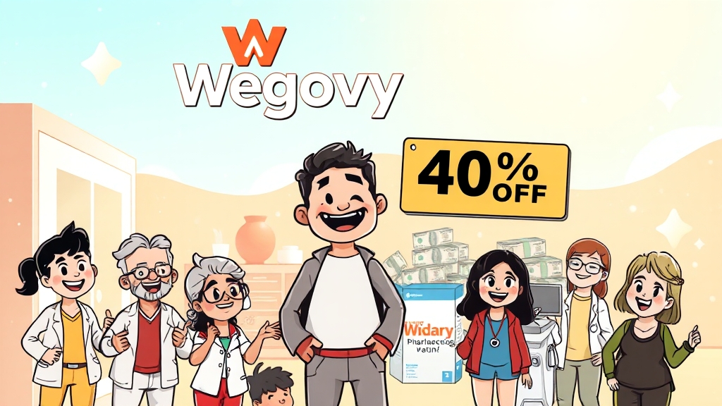 위고비 가격 인하, 왜? (cartoon 스타일)