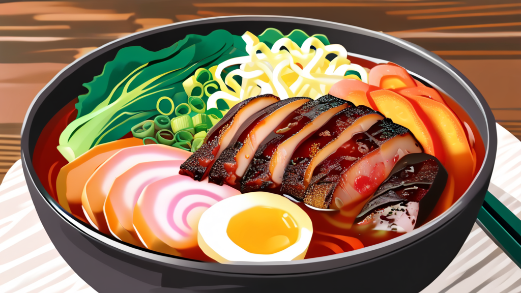 미나리 삼겹살 곁들임 메뉴 추천 (illustration 스타일)