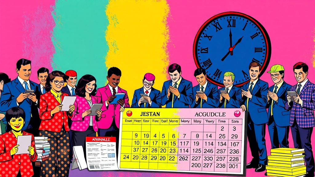 부가가치세 신고 기간 완벽 정리 (popart 스타일)