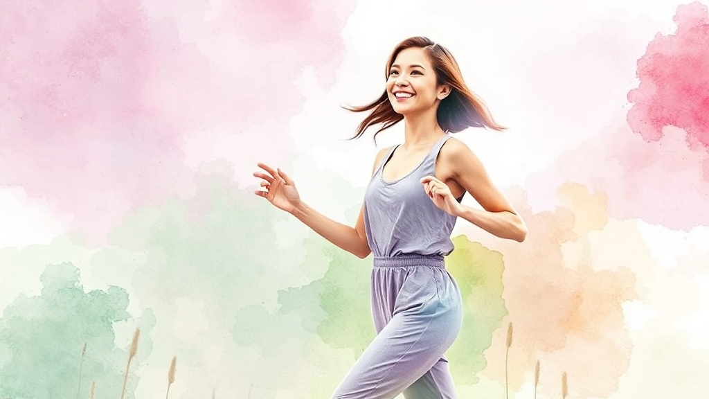 삭센다 복용 후 체중 유지 전략 (watercolor 스타일)