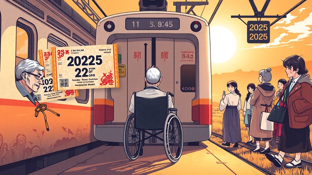 교통약자 우선 예매 (illustration 스타일)