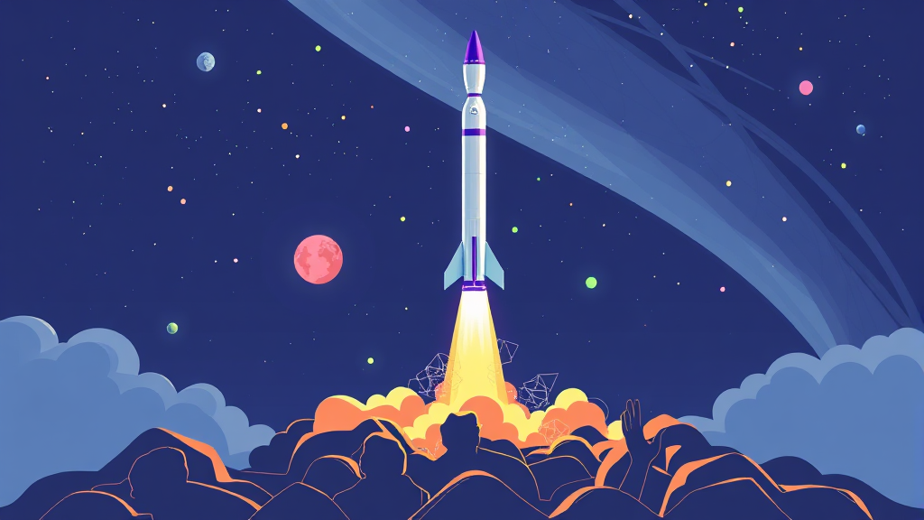 스페이스X 상장 임박? A to Z 9 IPO 기본 개념 및 투자 전략 (illustration 스타일)