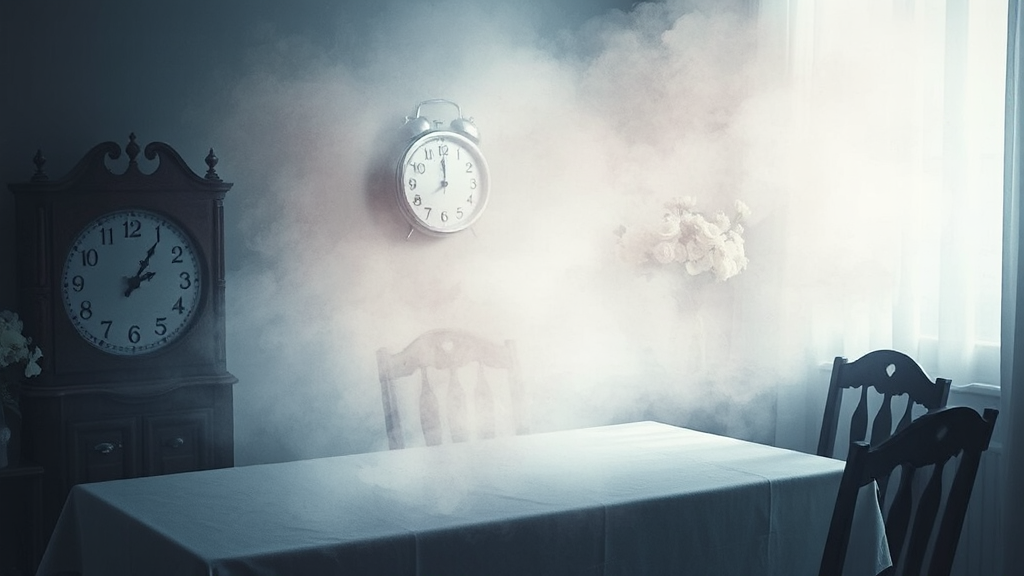 수면 패턴 및 식욕 변화 (watercolor 스타일)