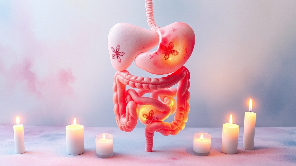 크론병이란 무엇일까요? (watercolor 스타일)