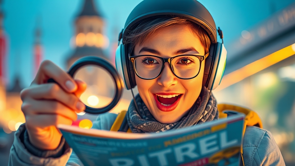 미래 여행 계획 정보 활용법 (realistic 스타일)