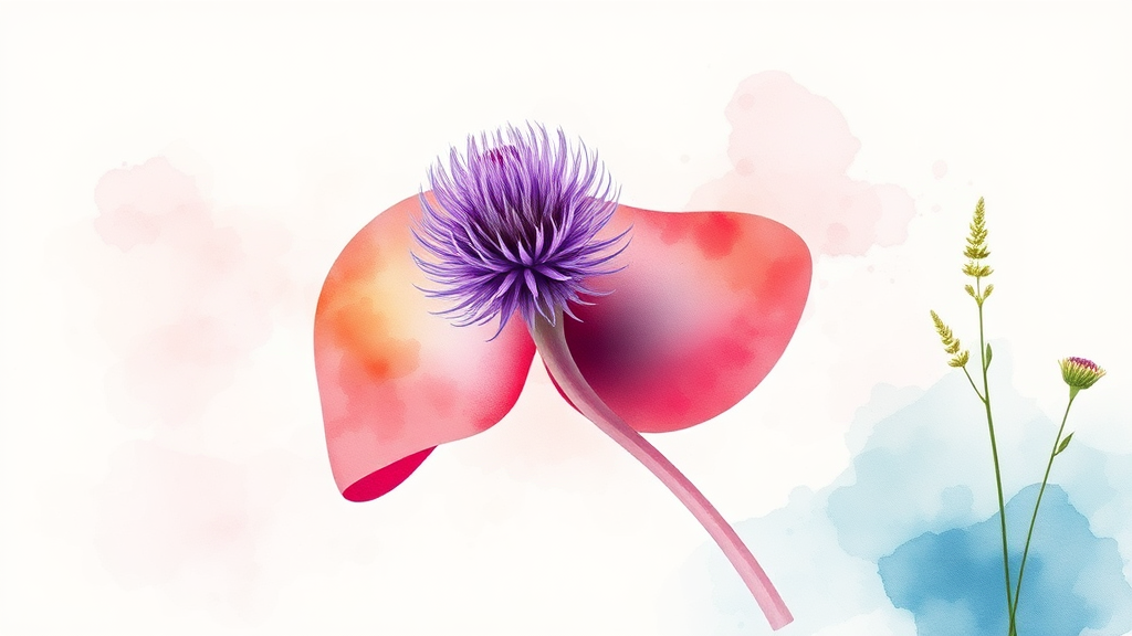 나우푸드 실리마린 스트렝스, 무엇이 특별한가? (watercolor 스타일)