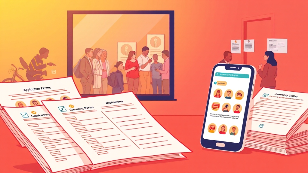 신청 기간 및 방법 (illustration 스타일)