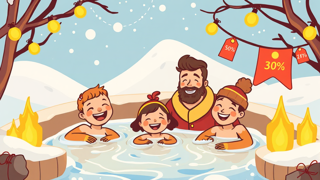 시즌별 할인 프로모션 (illustration 스타일)