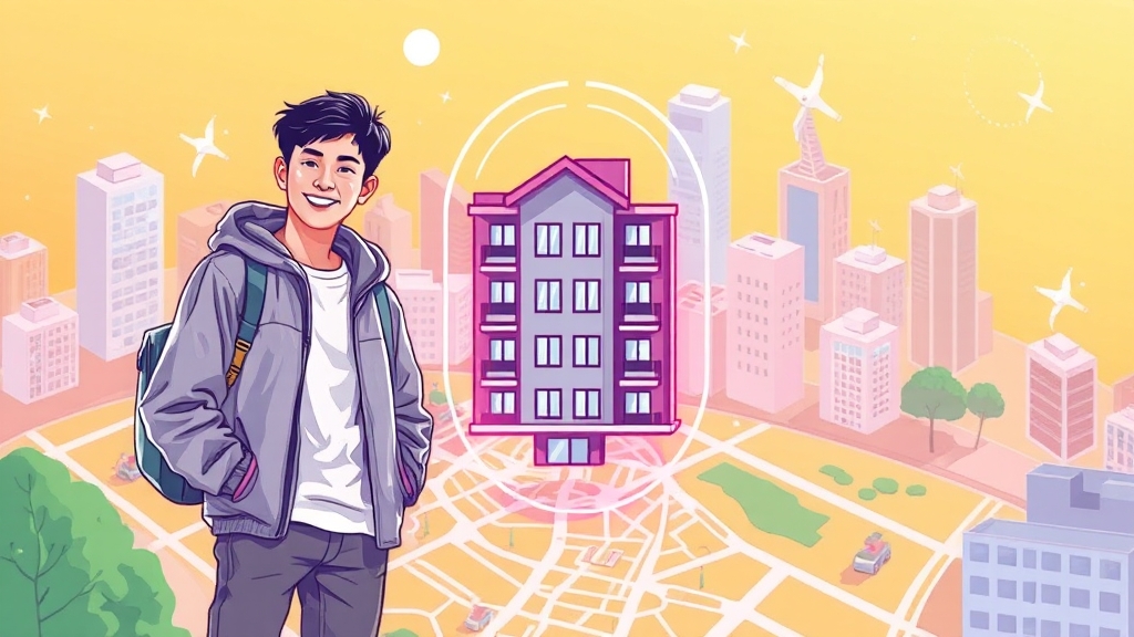 지역별 공공주택 정보, 어디서 확인하나요? (illustration 스타일)