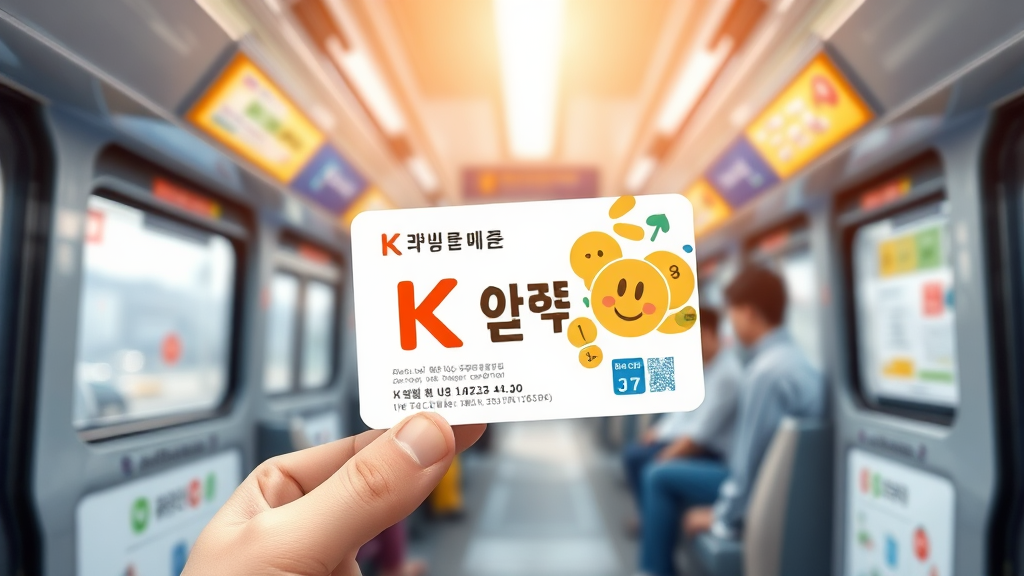 K-패스 실사용 팁 및 절약 노하우 (realistic 스타일)