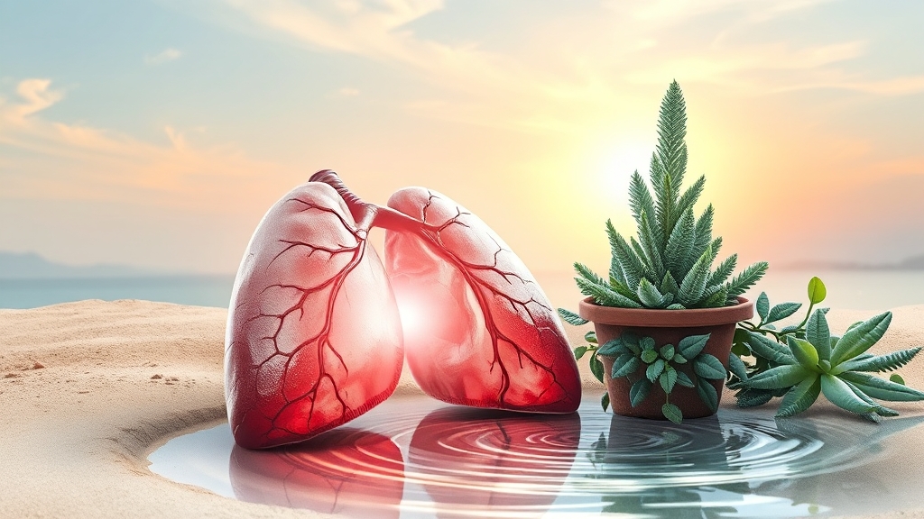 맥문동 효능과 효과 (realistic 스타일)