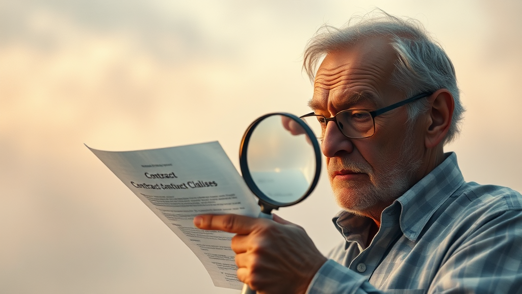 계약 시 보증금 관련 주의사항 (watercolor 스타일)