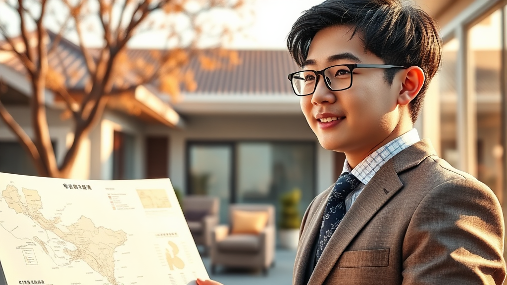 지역별 청년 지원 정책 (realistic 스타일)