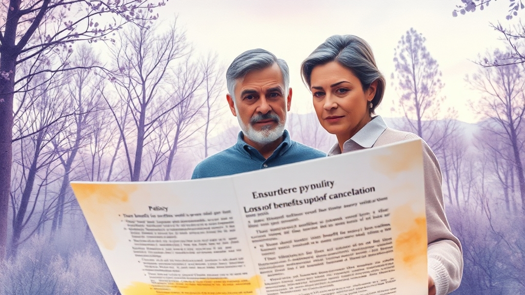 단기납 종신보험, 장점과 단점은? (watercolor 스타일)