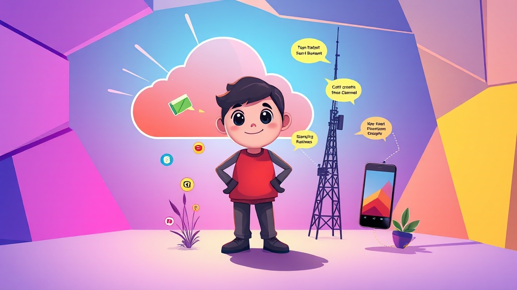 LG유플러스, 어떤 서비스 제공할까? (cartoon 스타일)