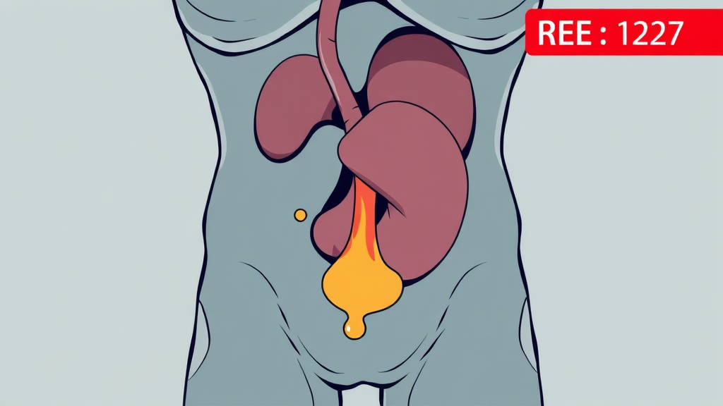 맹장염 합병증과 위험 신호 (illustration 스타일)