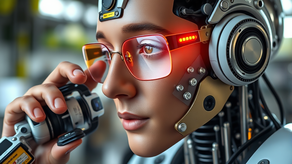 AI 자동화 시스템의 미래 전망 및 지속적인 발전 (realistic 스타일)