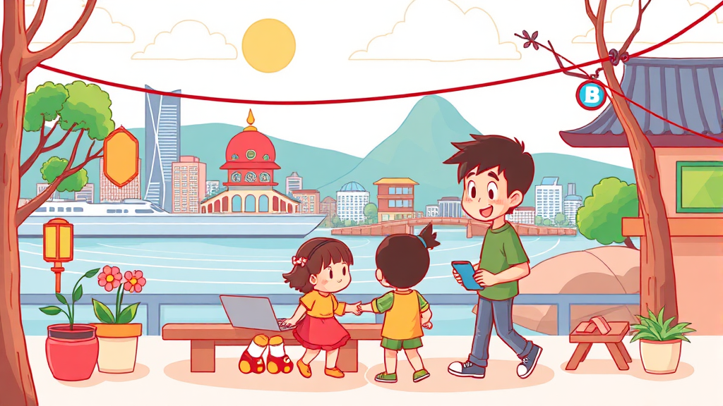 부산 통합예약시스템 소개 (cartoon 스타일)