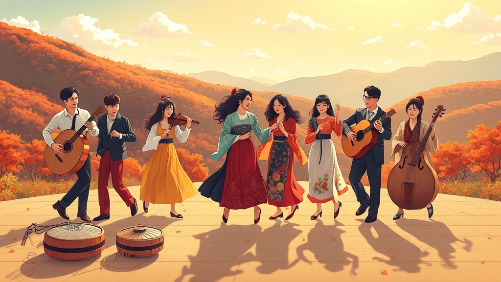 난계국악축제, 그 시작과 의미 (illustration 스타일)