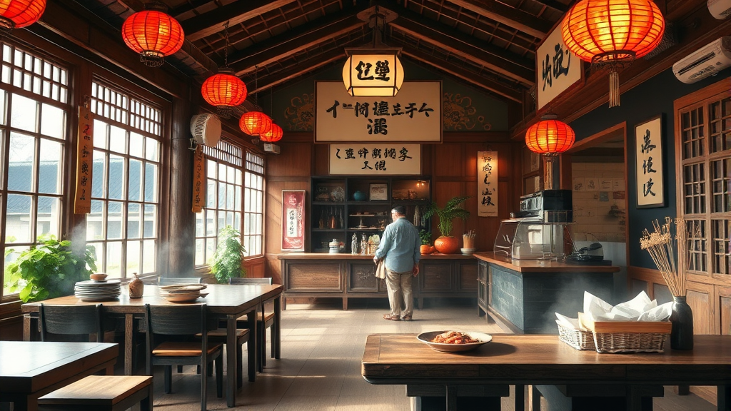 진흥반점: 맛집 탐방의 모든 것 (위치, 가격, 특징) (realistic 스타일)