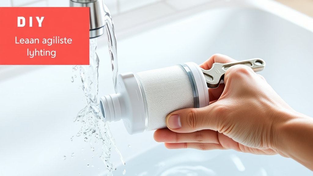 필터 교체 방법 (단계별) (realistic 스타일)