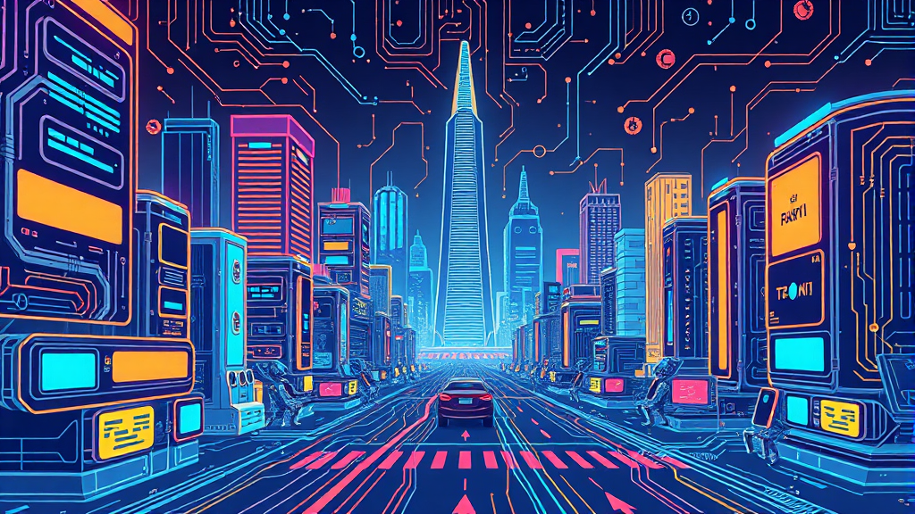 한국 반도체 산업의 현황과 과제 (illustration 스타일)