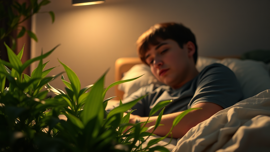 식물성 멜라토닌 효과, 얼마나 지속될까? (realistic 스타일)