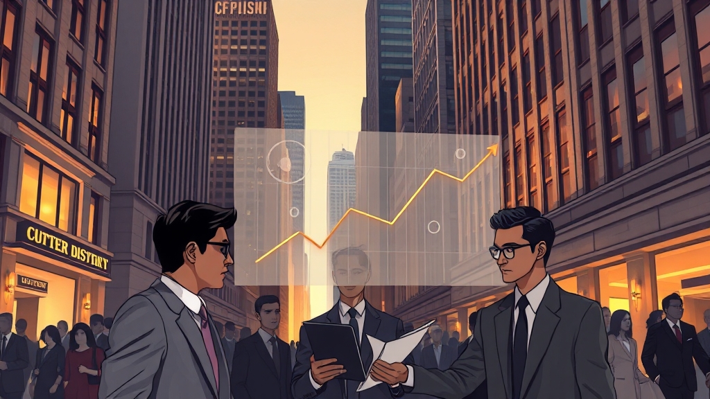 고금리 시대, 투자 전략은? (illustration 스타일)