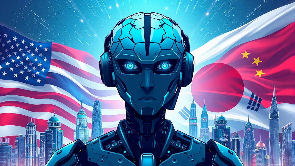 국가별 경쟁력 비교 (illustration 스타일)