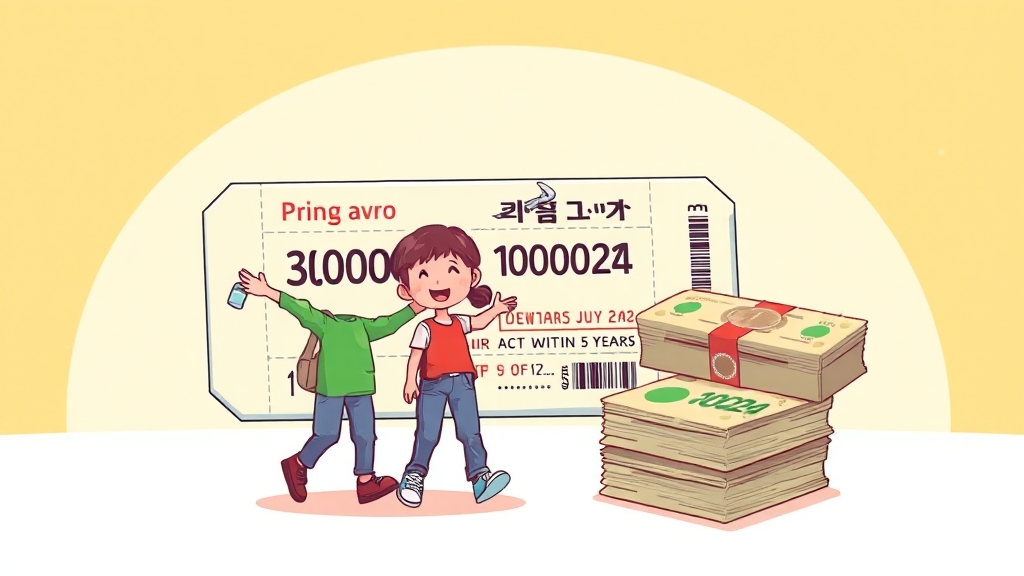 환급 대상 및 금액 (cartoon 스타일)