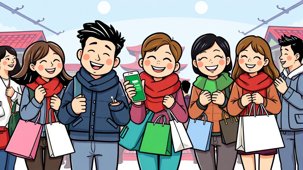 위챗 환급 서비스, 뭐가 특별할까? (cartoon 스타일)