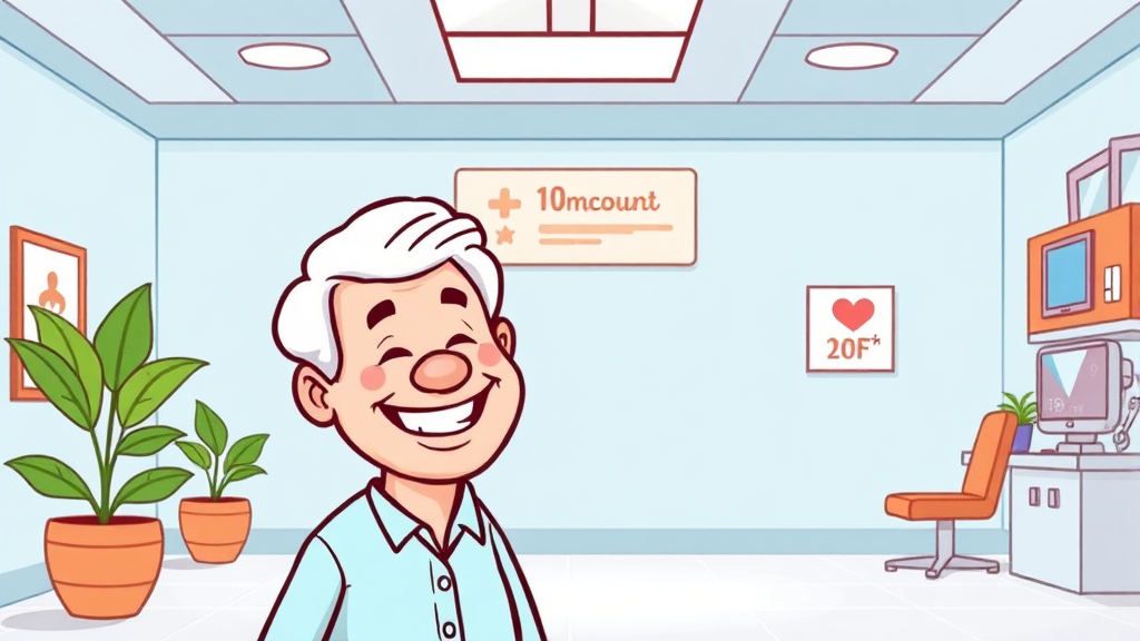 임플란트 보험 적용 조건 (cartoon 스타일)