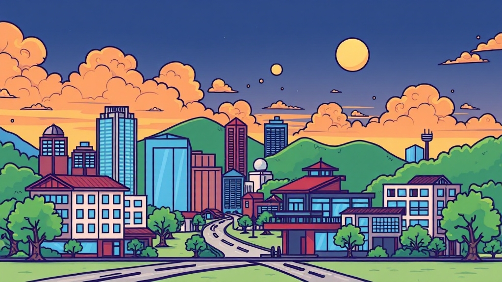 공시지가 확인 시 주의사항 (cartoon 스타일)