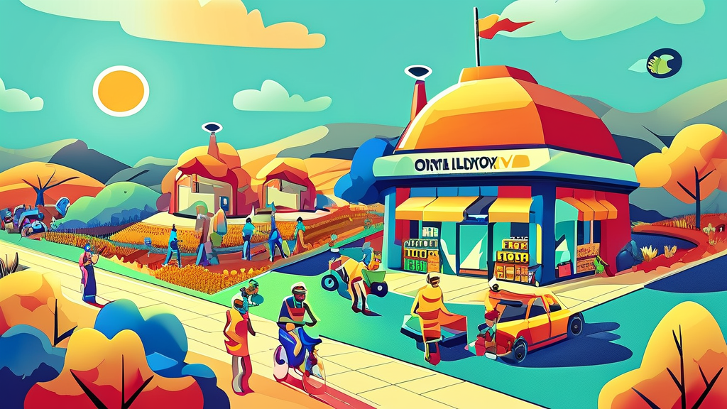 민생지원금 지급 배경과 목적 (cartoon 스타일)