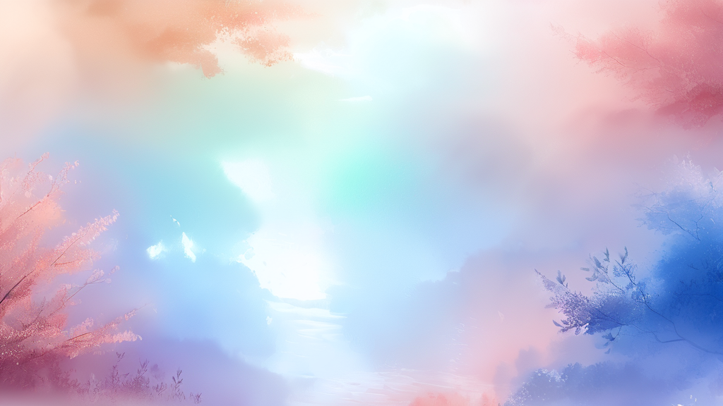 인터넷뱅킹 신청 및 가입 절차 (watercolor 스타일)