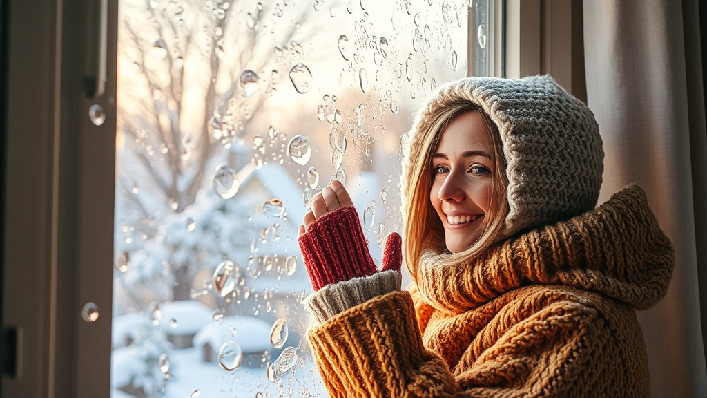 창문 단열 강화 (realistic 스타일)