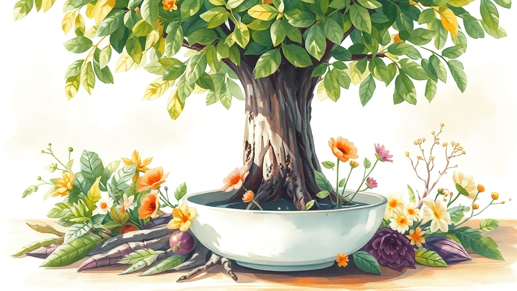 옻, 건강하게 즐기세요! (illustration 스타일)