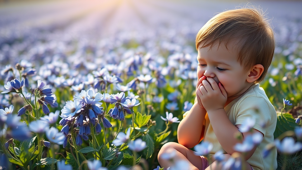 도라지: 기관지 건강 지킴이 (realistic 스타일)