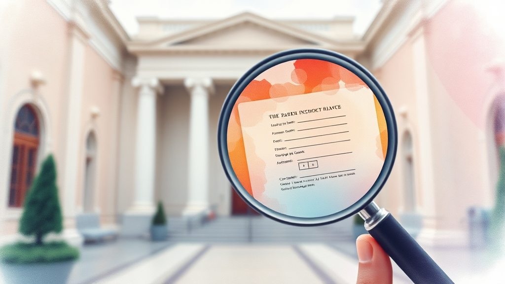 열람 방법: 온라인 vs 방문 (watercolor 스타일)