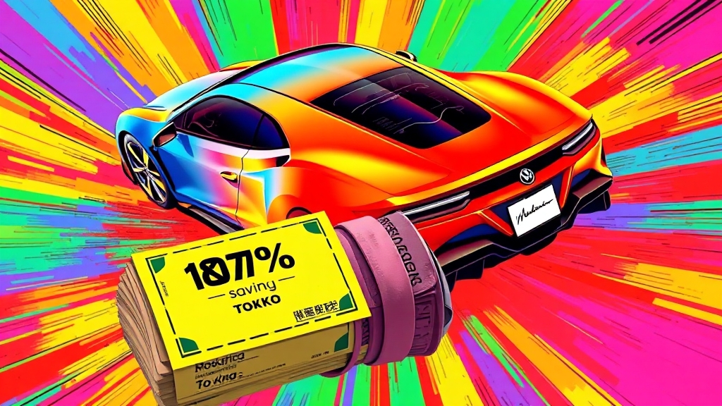 자동차보험료 절약, 할인 특약 활용법 (popart 스타일)