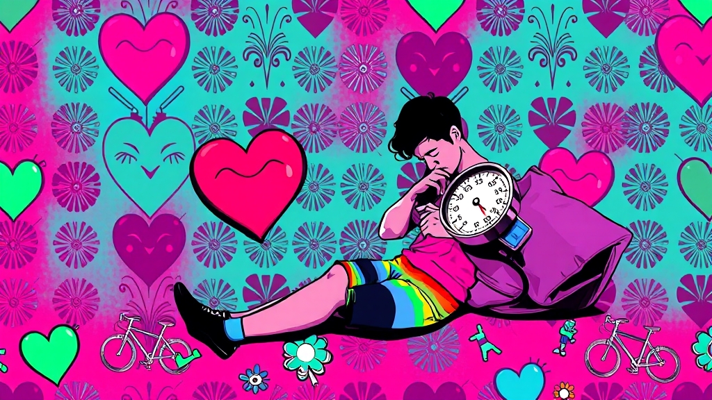 심혈관 질환 예방 습관 (popart 스타일)