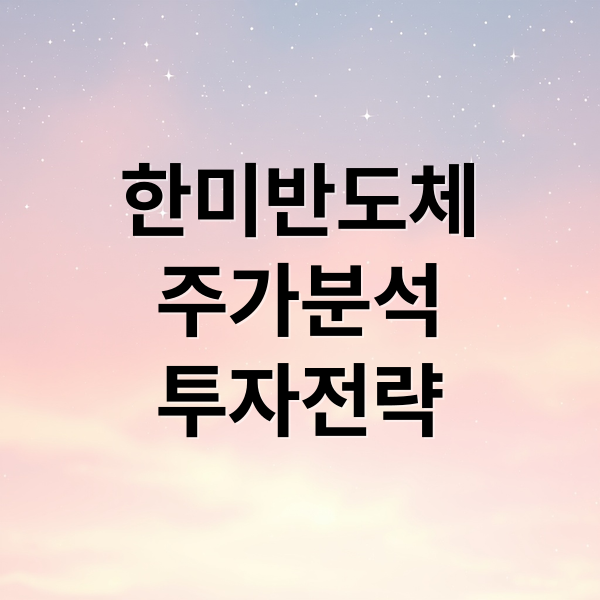 한미반도체
주가분석
투자전략 (한미반도체 주가)