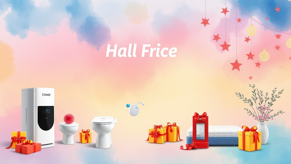 코웨이 제품별 맞춤 할인 (watercolor 스타일)